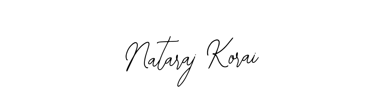 Create a beautiful signature design for name Nataraj Korai. With this signature (Bearetta-2O07w) fonts, you can make a handwritten signature for free. Nataraj Korai signature style 12 images and pictures png