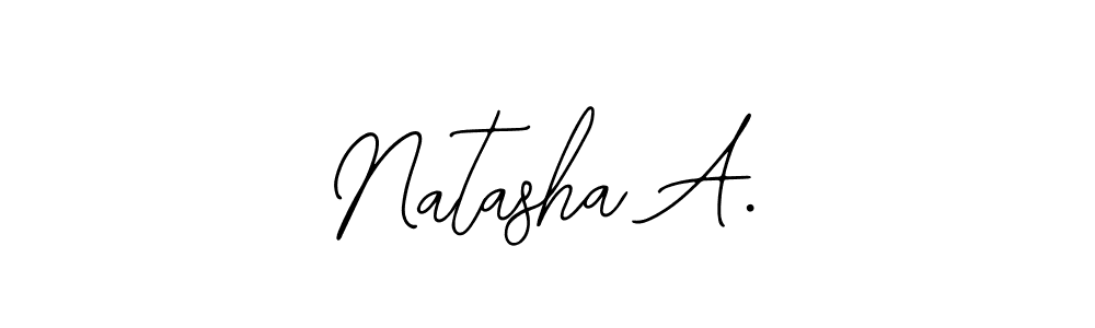 Bearetta-2O07w is a professional signature style that is perfect for those who want to add a touch of class to their signature. It is also a great choice for those who want to make their signature more unique. Get Natasha A. name to fancy signature for free. Natasha A. signature style 12 images and pictures png