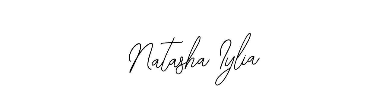 Also You can easily find your signature by using the search form. We will create Natasha Iylia name handwritten signature images for you free of cost using Bearetta-2O07w sign style. Natasha Iylia signature style 12 images and pictures png