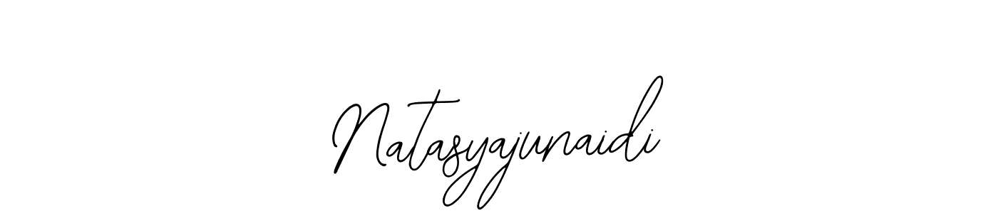 Also You can easily find your signature by using the search form. We will create Natasyajunaidi name handwritten signature images for you free of cost using Bearetta-2O07w sign style. Natasyajunaidi signature style 12 images and pictures png