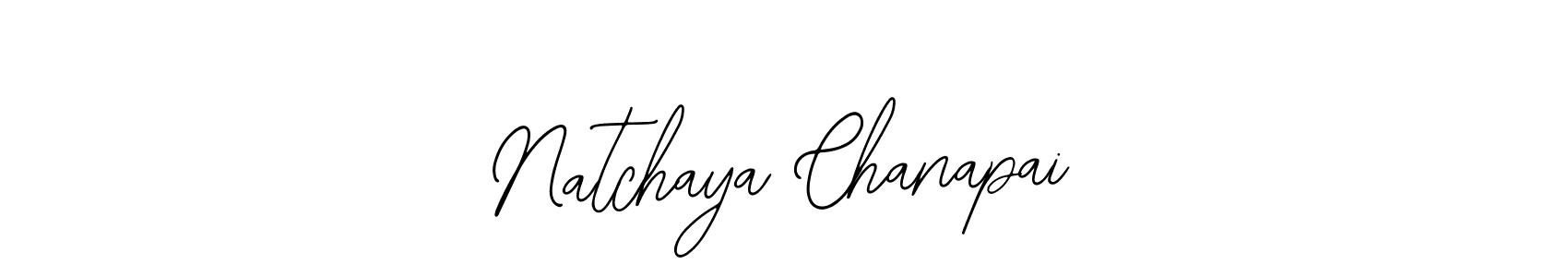 Use a signature maker to create a handwritten signature online. With this signature software, you can design (Bearetta-2O07w) your own signature for name Natchaya Chanapai. Natchaya Chanapai signature style 12 images and pictures png