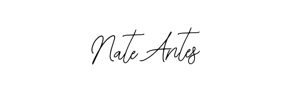 Bearetta-2O07w is a professional signature style that is perfect for those who want to add a touch of class to their signature. It is also a great choice for those who want to make their signature more unique. Get Nate Antes name to fancy signature for free. Nate Antes signature style 12 images and pictures png
