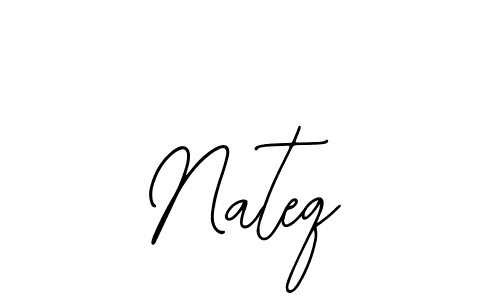 Also You can easily find your signature by using the search form. We will create Nateq name handwritten signature images for you free of cost using Bearetta-2O07w sign style. Nateq signature style 12 images and pictures png
