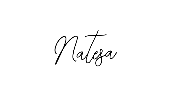 The best way (Bearetta-2O07w) to make a short signature is to pick only two or three words in your name. The name Natesa include a total of six letters. For converting this name. Natesa signature style 12 images and pictures png