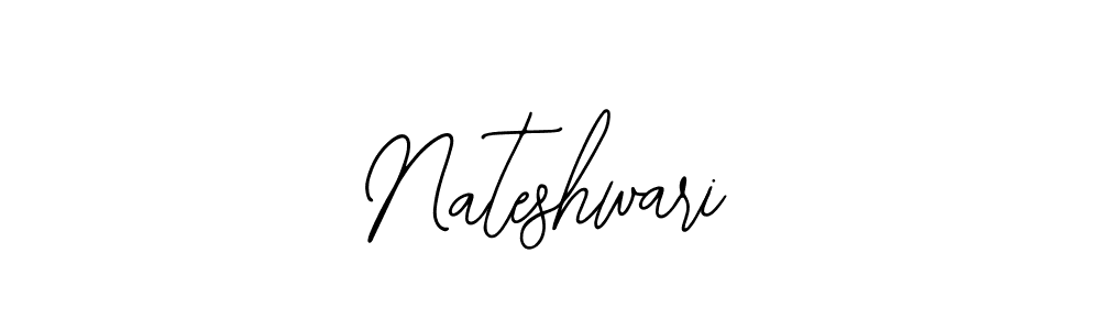 How to make Nateshwari name signature. Use Bearetta-2O07w style for creating short signs online. This is the latest handwritten sign. Nateshwari signature style 12 images and pictures png