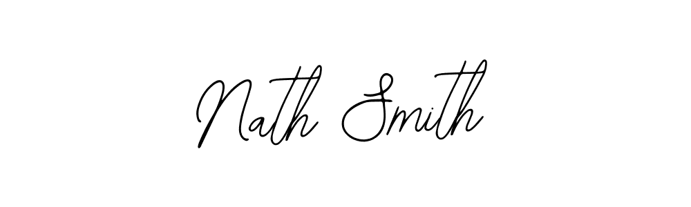 Use a signature maker to create a handwritten signature online. With this signature software, you can design (Bearetta-2O07w) your own signature for name Nath Smith. Nath Smith signature style 12 images and pictures png