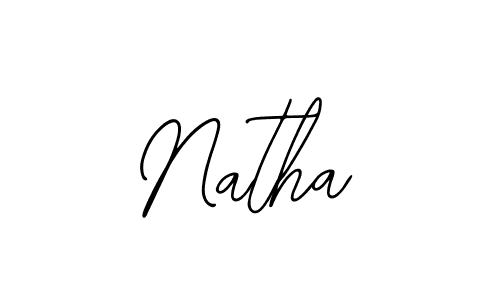 if you are searching for the best signature style for your name Natha. so please give up your signature search. here we have designed multiple signature styles  using Bearetta-2O07w. Natha signature style 12 images and pictures png