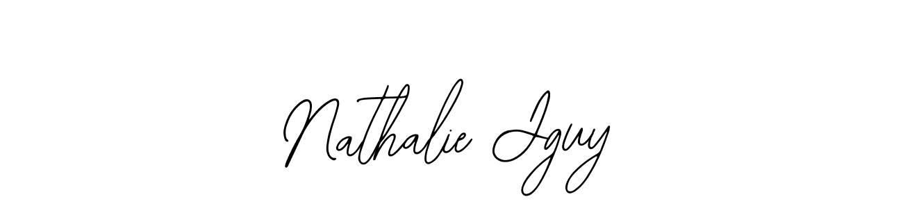 You should practise on your own different ways (Bearetta-2O07w) to write your name (Nathalie Jguy) in signature. don't let someone else do it for you. Nathalie Jguy signature style 12 images and pictures png