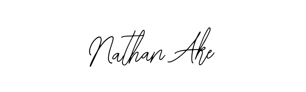 Nathan Ake stylish signature style. Best Handwritten Sign (Bearetta-2O07w) for my name. Handwritten Signature Collection Ideas for my name Nathan Ake. Nathan Ake signature style 12 images and pictures png