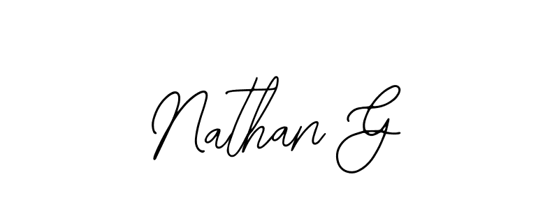 Also You can easily find your signature by using the search form. We will create Nathan G name handwritten signature images for you free of cost using Bearetta-2O07w sign style. Nathan G signature style 12 images and pictures png