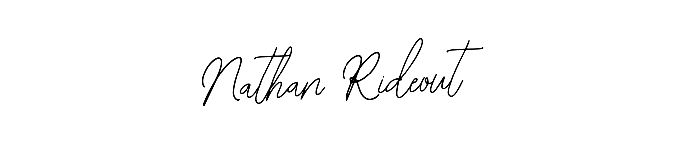 It looks lik you need a new signature style for name Nathan Rideout. Design unique handwritten (Bearetta-2O07w) signature with our free signature maker in just a few clicks. Nathan Rideout signature style 12 images and pictures png