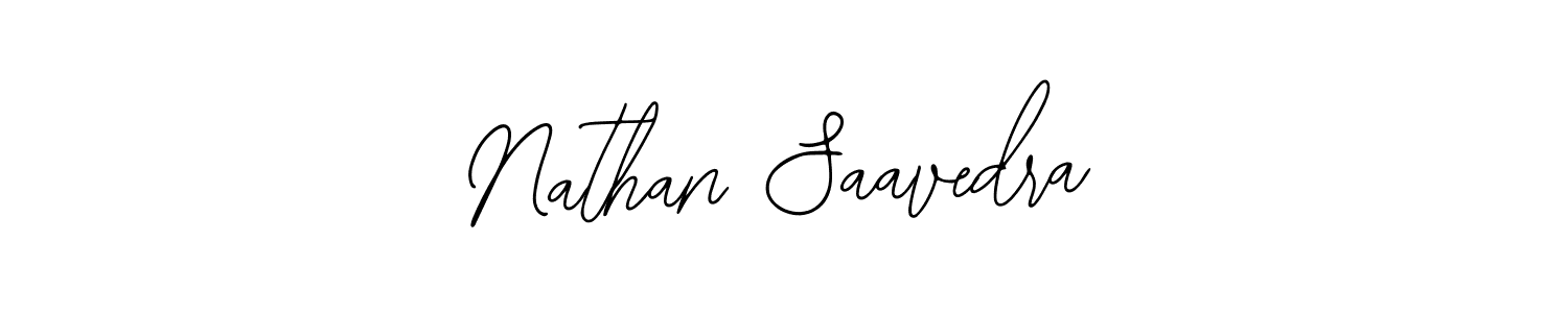 Use a signature maker to create a handwritten signature online. With this signature software, you can design (Bearetta-2O07w) your own signature for name Nathan Saavedra. Nathan Saavedra signature style 12 images and pictures png