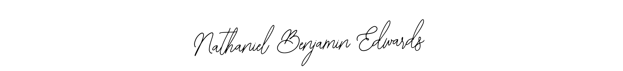 Nathaniel Benjamin Edwards stylish signature style. Best Handwritten Sign (Bearetta-2O07w) for my name. Handwritten Signature Collection Ideas for my name Nathaniel Benjamin Edwards. Nathaniel Benjamin Edwards signature style 12 images and pictures png