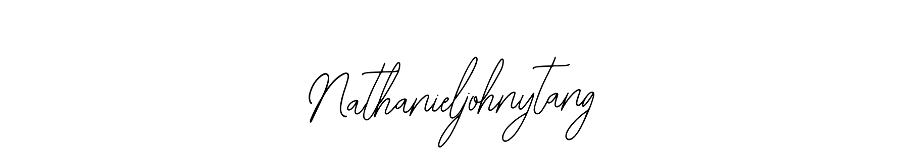 How to make Nathanieljohnytang name signature. Use Bearetta-2O07w style for creating short signs online. This is the latest handwritten sign. Nathanieljohnytang signature style 12 images and pictures png