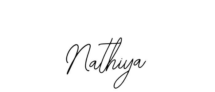 Bearetta-2O07w is a professional signature style that is perfect for those who want to add a touch of class to their signature. It is also a great choice for those who want to make their signature more unique. Get Nathiya name to fancy signature for free. Nathiya signature style 12 images and pictures png