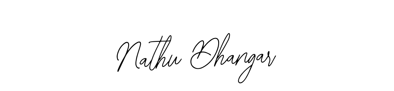 Nathu Dhangar stylish signature style. Best Handwritten Sign (Bearetta-2O07w) for my name. Handwritten Signature Collection Ideas for my name Nathu Dhangar. Nathu Dhangar signature style 12 images and pictures png