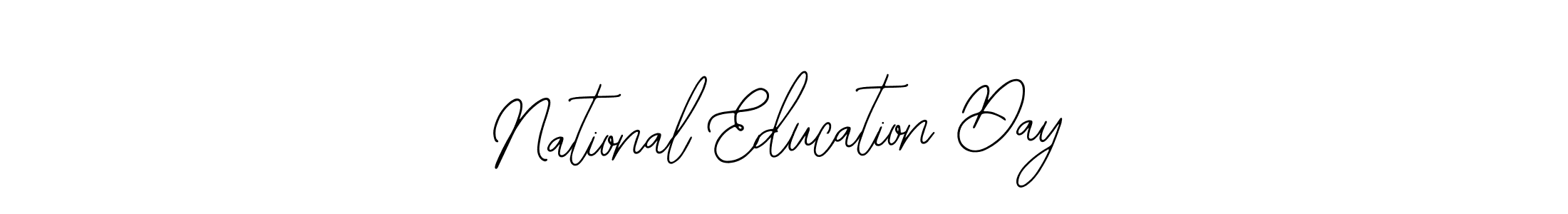 Create a beautiful signature design for name National Education Day. With this signature (Bearetta-2O07w) fonts, you can make a handwritten signature for free. National Education Day signature style 12 images and pictures png