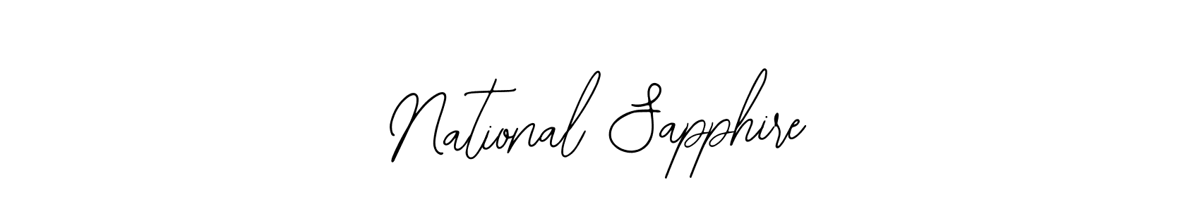 Make a short National Sapphire signature style. Manage your documents anywhere anytime using Bearetta-2O07w. Create and add eSignatures, submit forms, share and send files easily. National Sapphire signature style 12 images and pictures png