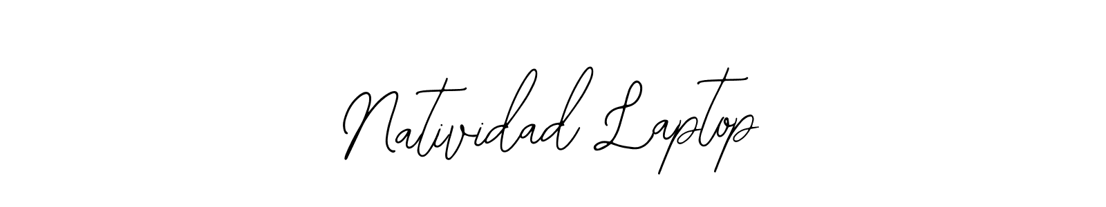 How to make Natividad Laptop signature? Bearetta-2O07w is a professional autograph style. Create handwritten signature for Natividad Laptop name. Natividad Laptop signature style 12 images and pictures png