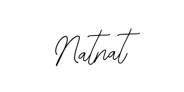 How to make Natnat signature? Bearetta-2O07w is a professional autograph style. Create handwritten signature for Natnat name. Natnat signature style 12 images and pictures png
