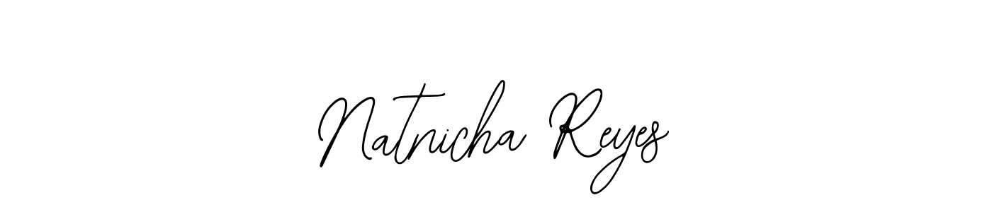 How to make Natnicha Reyes signature? Bearetta-2O07w is a professional autograph style. Create handwritten signature for Natnicha Reyes name. Natnicha Reyes signature style 12 images and pictures png