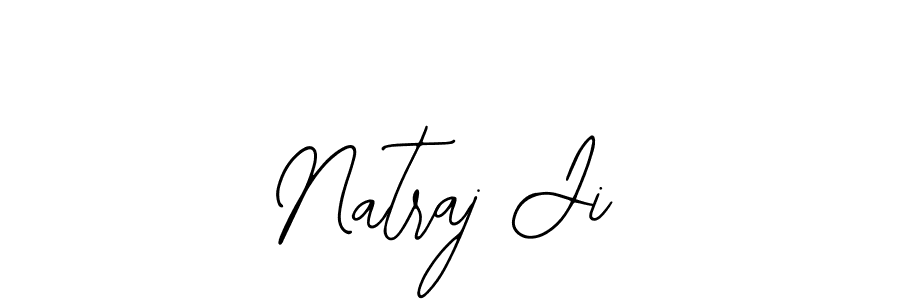 Use a signature maker to create a handwritten signature online. With this signature software, you can design (Bearetta-2O07w) your own signature for name Natraj Ji. Natraj Ji signature style 12 images and pictures png