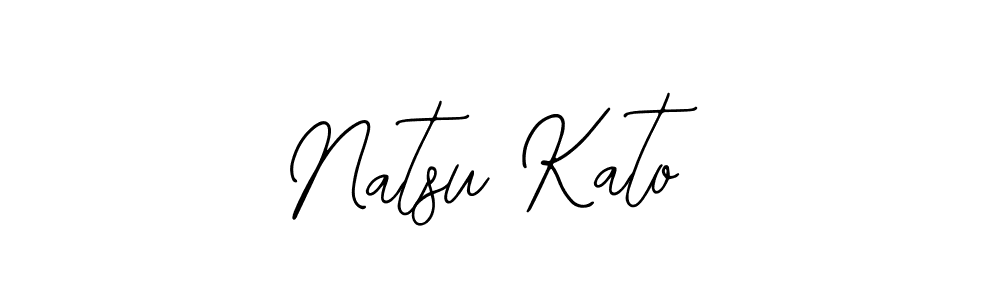 The best way (Bearetta-2O07w) to make a short signature is to pick only two or three words in your name. The name Natsu Kato include a total of six letters. For converting this name. Natsu Kato signature style 12 images and pictures png