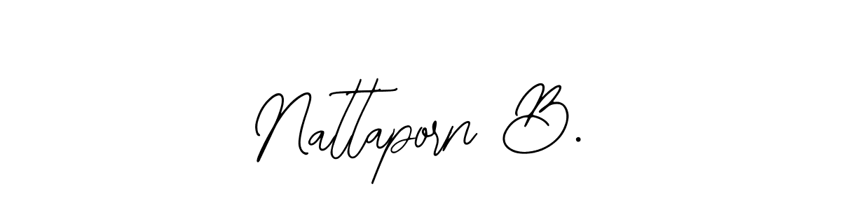 Here are the top 10 professional signature styles for the name Nattaporn B.. These are the best autograph styles you can use for your name. Nattaporn B. signature style 12 images and pictures png