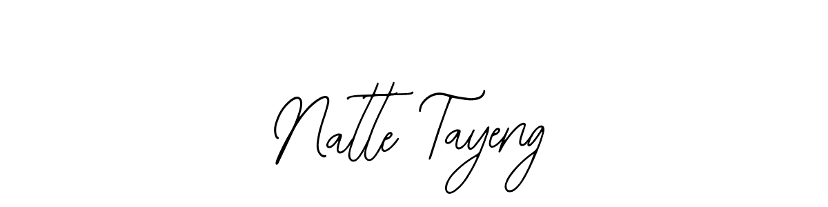 Create a beautiful signature design for name Natte Tayeng. With this signature (Bearetta-2O07w) fonts, you can make a handwritten signature for free. Natte Tayeng signature style 12 images and pictures png