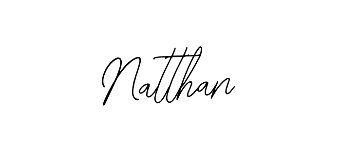 How to make Natthan signature? Bearetta-2O07w is a professional autograph style. Create handwritten signature for Natthan name. Natthan signature style 12 images and pictures png