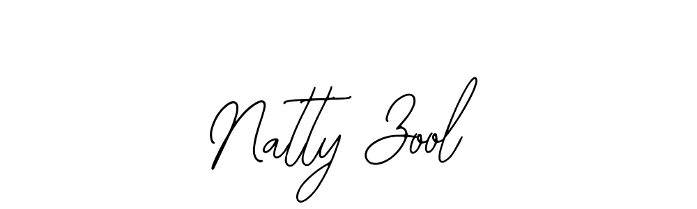 How to make Natty Zool name signature. Use Bearetta-2O07w style for creating short signs online. This is the latest handwritten sign. Natty Zool signature style 12 images and pictures png