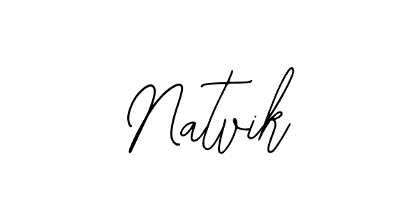 How to Draw Natvik signature style? Bearetta-2O07w is a latest design signature styles for name Natvik. Natvik signature style 12 images and pictures png
