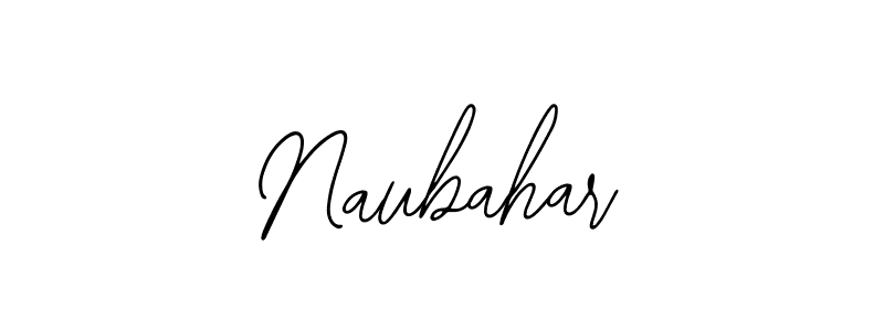 How to make Naubahar name signature. Use Bearetta-2O07w style for creating short signs online. This is the latest handwritten sign. Naubahar signature style 12 images and pictures png