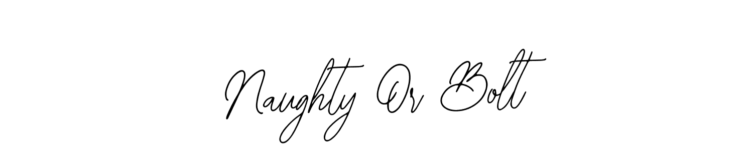if you are searching for the best signature style for your name Naughty Or Bolt. so please give up your signature search. here we have designed multiple signature styles  using Bearetta-2O07w. Naughty Or Bolt signature style 12 images and pictures png