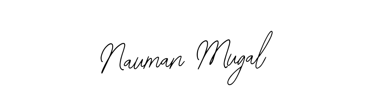 How to make Nauman Mugal signature? Bearetta-2O07w is a professional autograph style. Create handwritten signature for Nauman Mugal name. Nauman Mugal signature style 12 images and pictures png