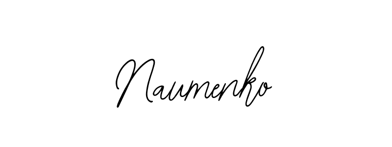 How to make Naumenko name signature. Use Bearetta-2O07w style for creating short signs online. This is the latest handwritten sign. Naumenko signature style 12 images and pictures png