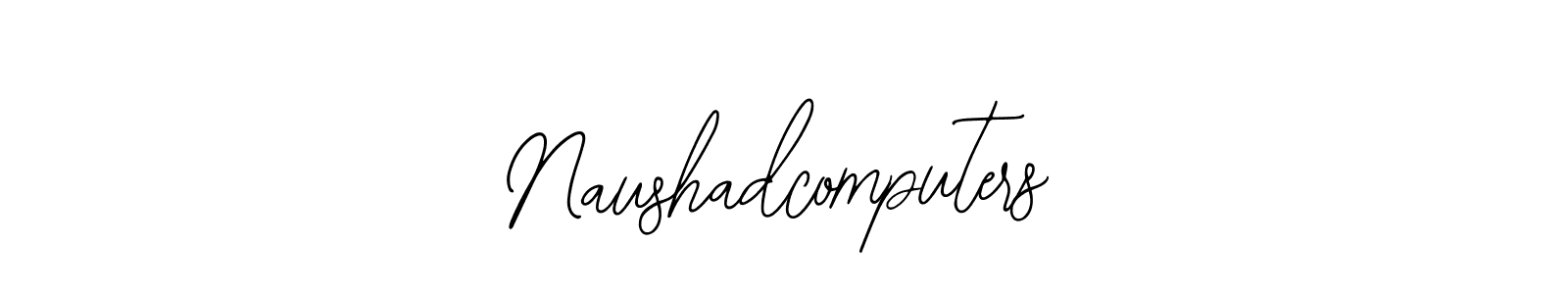 Design your own signature with our free online signature maker. With this signature software, you can create a handwritten (Bearetta-2O07w) signature for name Naushadcomputers. Naushadcomputers signature style 12 images and pictures png
