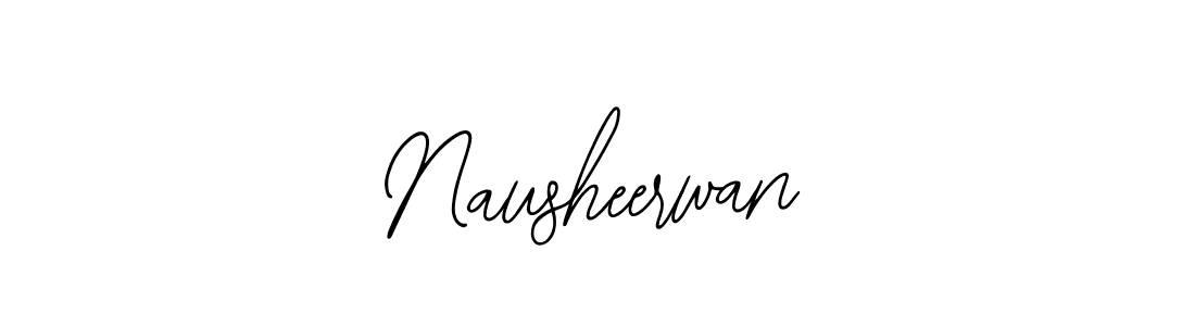 Use a signature maker to create a handwritten signature online. With this signature software, you can design (Bearetta-2O07w) your own signature for name Nausheerwan. Nausheerwan signature style 12 images and pictures png