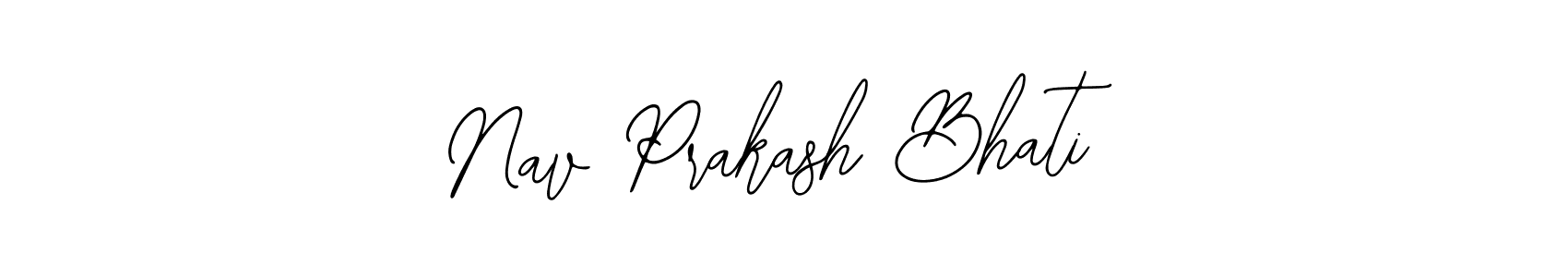 This is the best signature style for the Nav Prakash Bhati name. Also you like these signature font (Bearetta-2O07w). Mix name signature. Nav Prakash Bhati signature style 12 images and pictures png