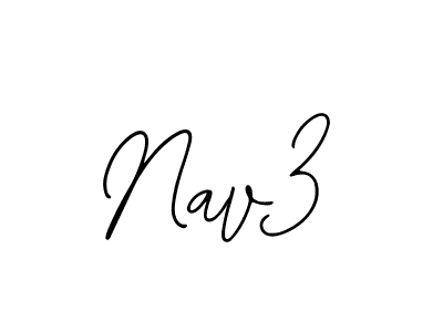 Use a signature maker to create a handwritten signature online. With this signature software, you can design (Bearetta-2O07w) your own signature for name Nav3. Nav3 signature style 12 images and pictures png