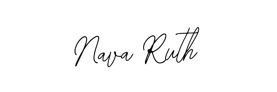 Design your own signature with our free online signature maker. With this signature software, you can create a handwritten (Bearetta-2O07w) signature for name Nava Ruth. Nava Ruth signature style 12 images and pictures png