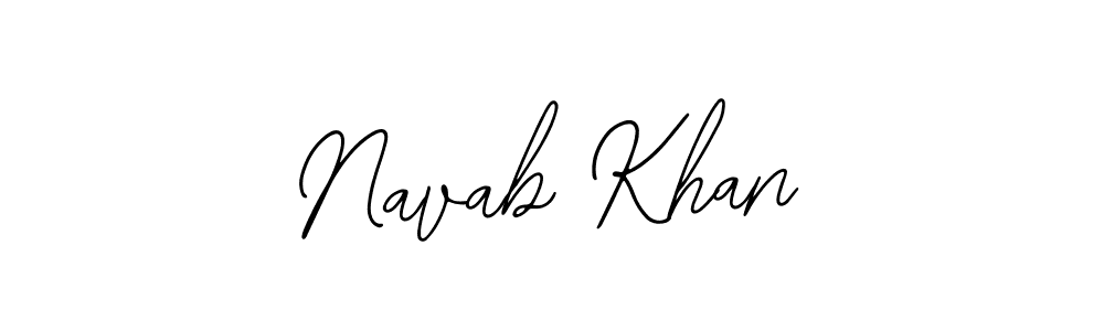 Make a beautiful signature design for name Navab Khan. With this signature (Bearetta-2O07w) style, you can create a handwritten signature for free. Navab Khan signature style 12 images and pictures png