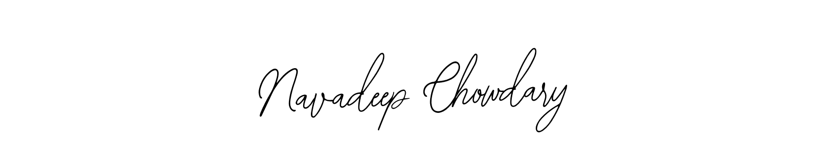 Create a beautiful signature design for name Navadeep Chowdary. With this signature (Bearetta-2O07w) fonts, you can make a handwritten signature for free. Navadeep Chowdary signature style 12 images and pictures png