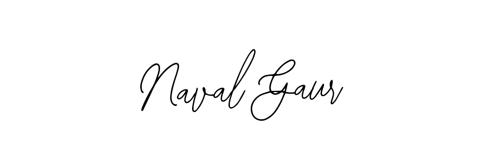 How to make Naval Gaur name signature. Use Bearetta-2O07w style for creating short signs online. This is the latest handwritten sign. Naval Gaur signature style 12 images and pictures png