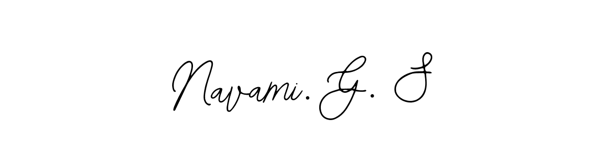 Create a beautiful signature design for name Navami. G. S. With this signature (Bearetta-2O07w) fonts, you can make a handwritten signature for free. Navami. G. S signature style 12 images and pictures png