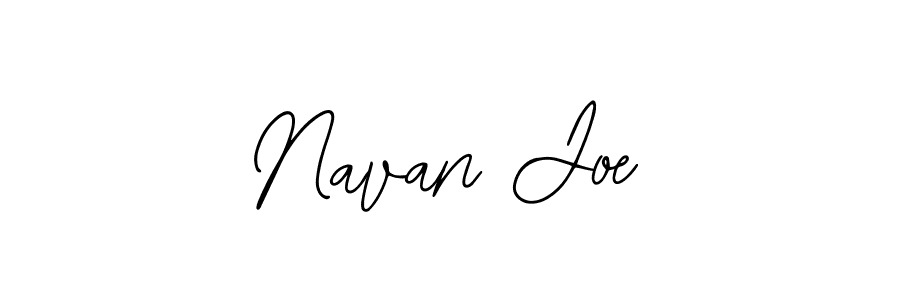 Use a signature maker to create a handwritten signature online. With this signature software, you can design (Bearetta-2O07w) your own signature for name Navan Joe. Navan Joe signature style 12 images and pictures png
