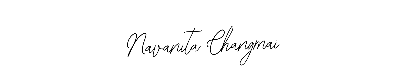 Use a signature maker to create a handwritten signature online. With this signature software, you can design (Bearetta-2O07w) your own signature for name Navanita Changmai. Navanita Changmai signature style 12 images and pictures png