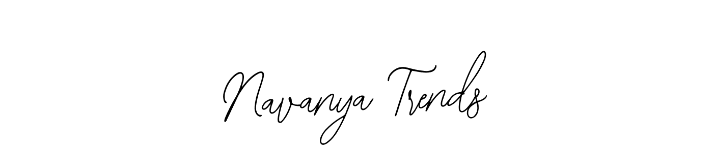 This is the best signature style for the Navanya Trends name. Also you like these signature font (Bearetta-2O07w). Mix name signature. Navanya Trends signature style 12 images and pictures png