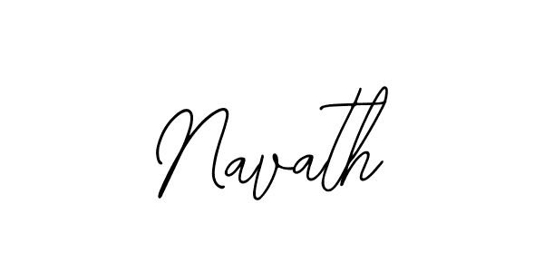 Navath stylish signature style. Best Handwritten Sign (Bearetta-2O07w) for my name. Handwritten Signature Collection Ideas for my name Navath. Navath signature style 12 images and pictures png