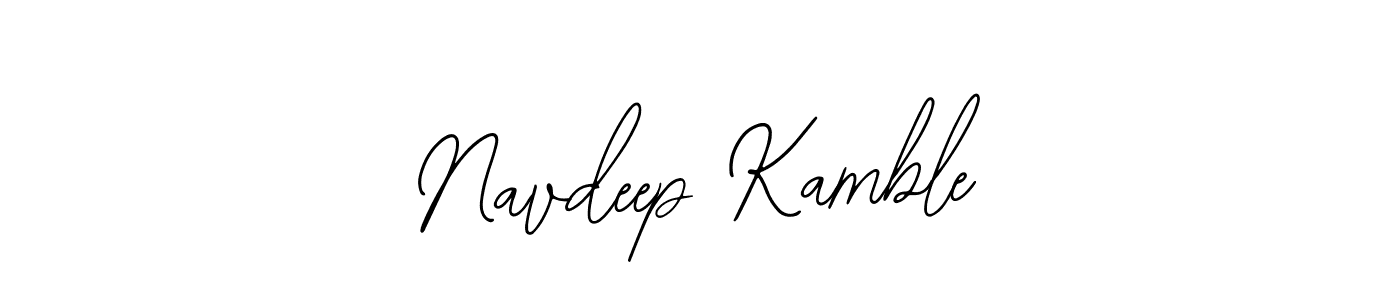 Navdeep Kamble stylish signature style. Best Handwritten Sign (Bearetta-2O07w) for my name. Handwritten Signature Collection Ideas for my name Navdeep Kamble. Navdeep Kamble signature style 12 images and pictures png